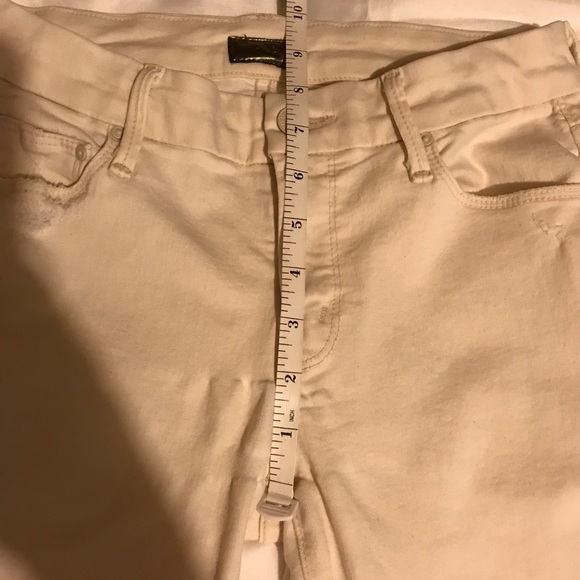 Mother The Looker bump in the night sz 27 cream color - Picture 12 of 15